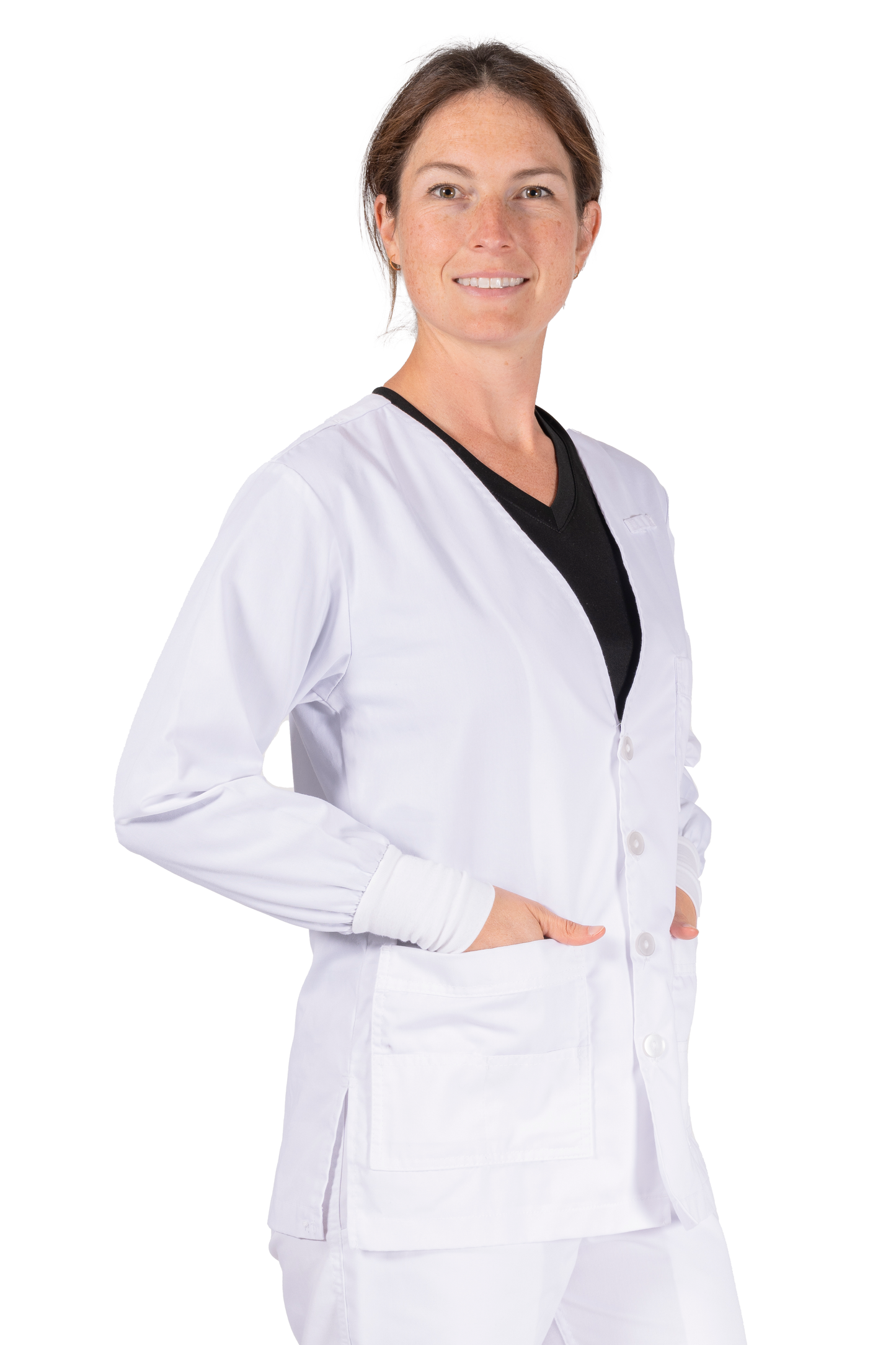 V-Neck Cardigan w/ Cuff - UNMT
