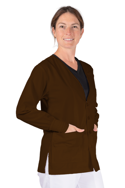 V-Neck Cardigan w/ Cuff