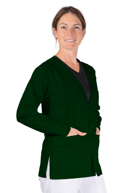 V-Neck Cardigan w/ Cuff