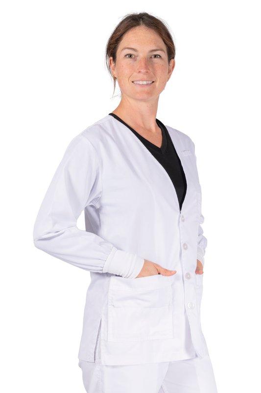 V-Neck Cardigan w/ Cuff - UNMT